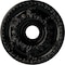 Ekena Millwork Granada Ceiling Medallion (Fits Canopies up to 6 5/8"), 18"OD x 3 1/2"ID x 2 1/2"P, Black Pearl CM18GABPS - alternate 1